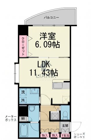 リベラいわき　堅粕小学校区の間取り|リベラいわき