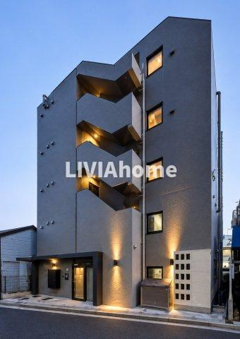 目黒区鷹番１丁目のアパートの外観