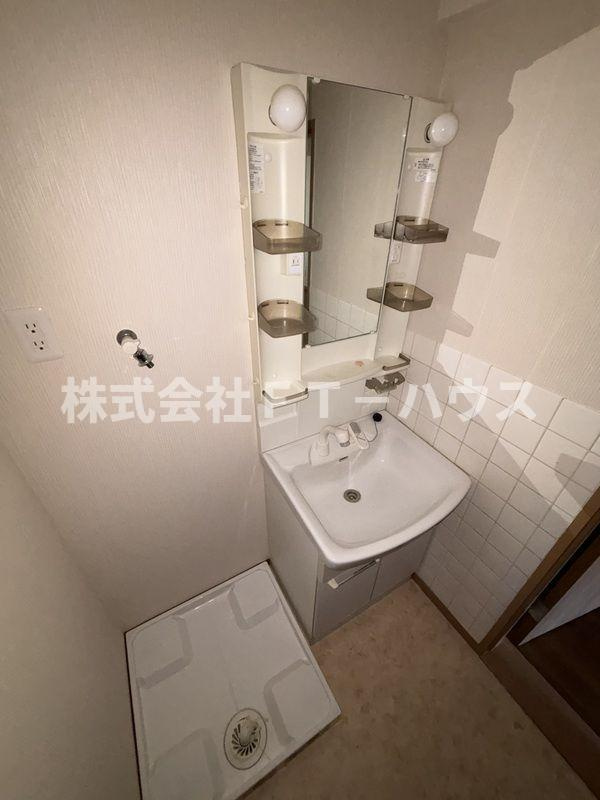マンション市川の洗面所