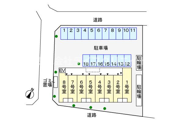 ブルージュの区画図