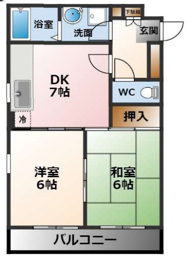 サンサーラ汐町の間取り
