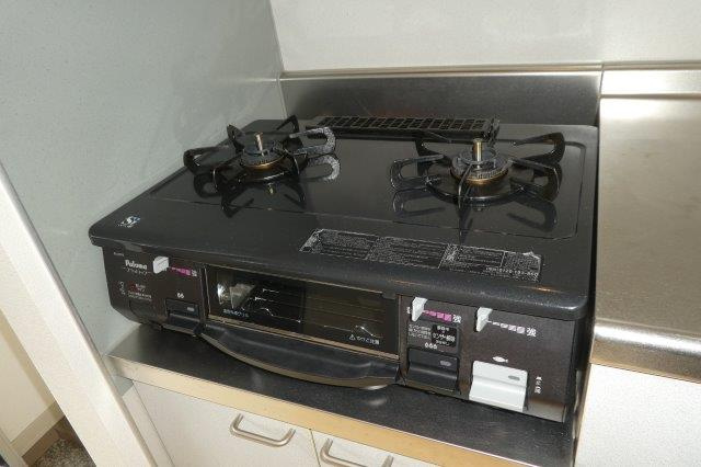 アンシャンテ新田Ｂのキッチン|2口ガスコンロ