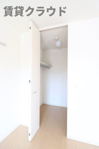 プリムヴェールの収納|憧れのウォークインクローゼットです！