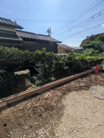 フォンテーヌE棟の庭