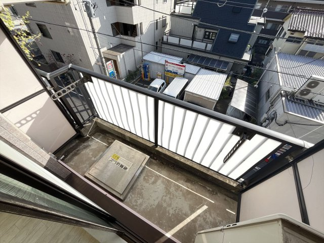 ビクセル武蔵関のバルコニー