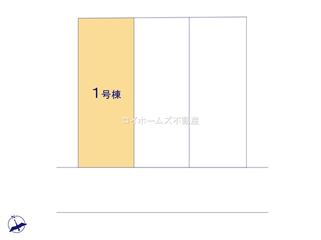 【区画図】 | 海部郡蟹江町源氏１丁目103『仲介料無料』新築戸建て | 1号棟