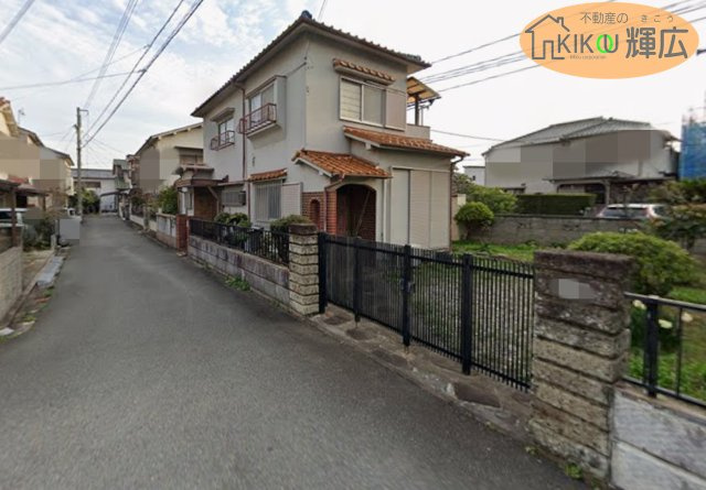 明石市魚住町清水　土地の前面道路含む現地写真