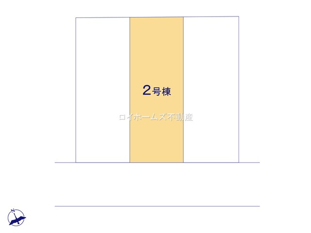 【区画図】 | 海部郡蟹江町源氏１丁目103『仲介料無料』新築戸建て | 2号棟