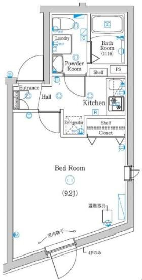 【間取り】 | ラフィスタ品川西大井 | 間取り図