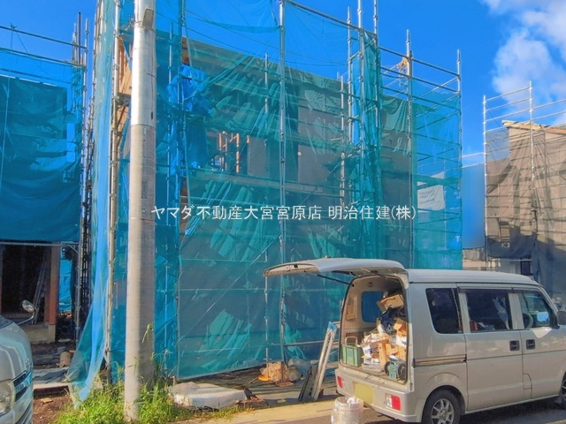 さいたま市見沼区南中野ガーデンパーク3期の前面道路含む現地写真