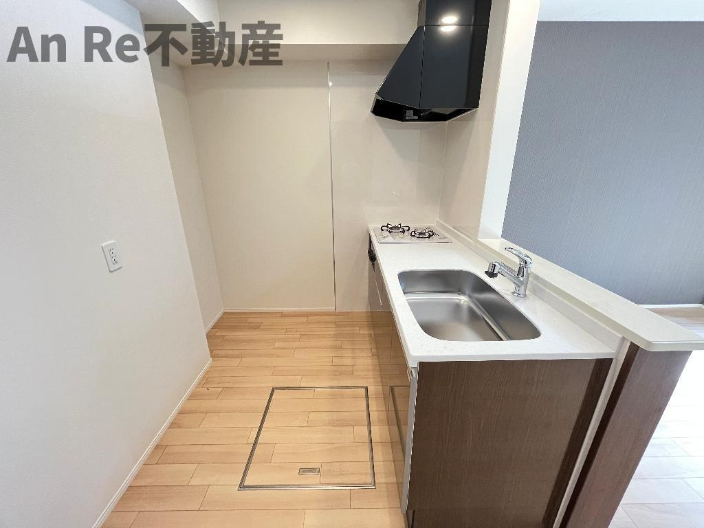 川口市差間３丁目のアパートのキッチン