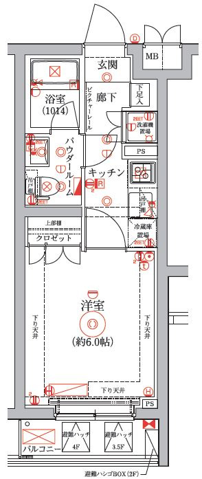 セジョリ横浜鶴見の間取り
