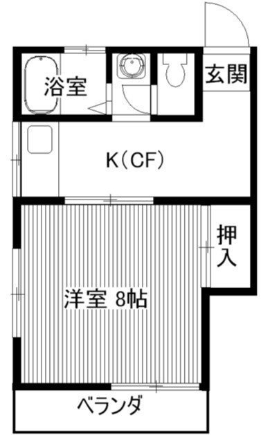 ハイム中央の間取り