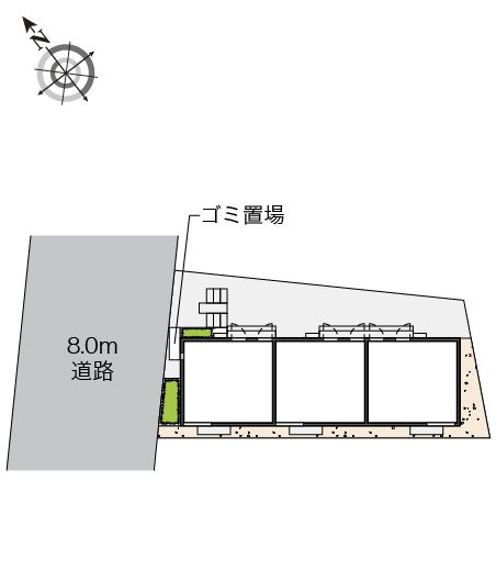 レオネクストサークル西台の区画図