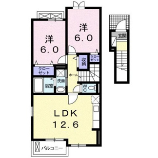 【間取り】 | フレーシュＡ