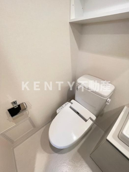 【トイレ】 | カスタリア大井町 | 落ち着いた色調のトイレです