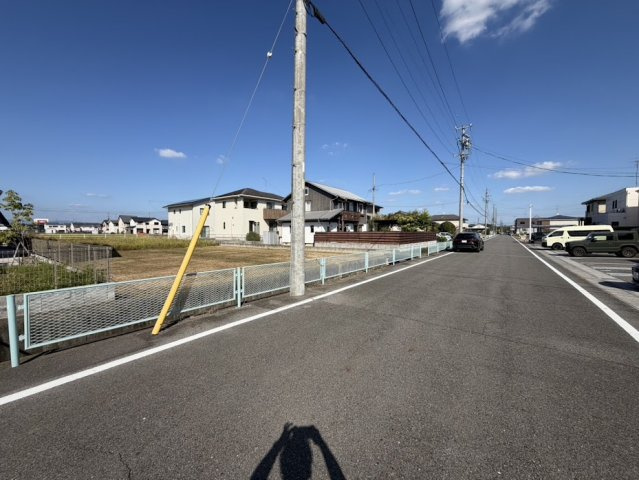 土地　十九条の前面道路含む現地写真