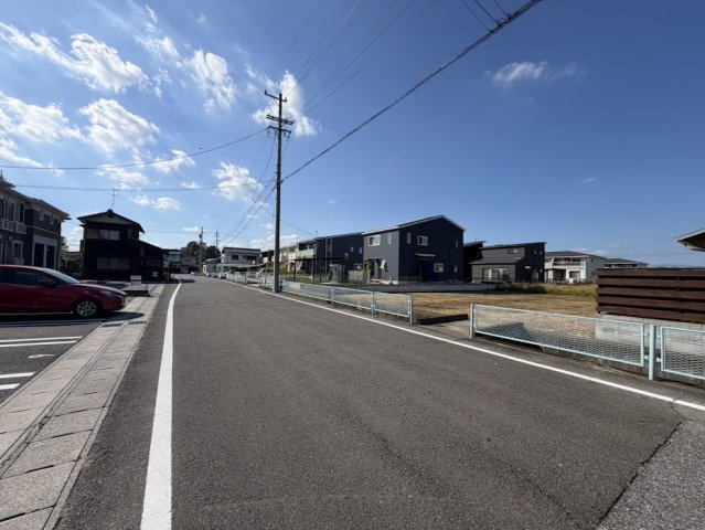土地　十九条の前面道路含む現地写真