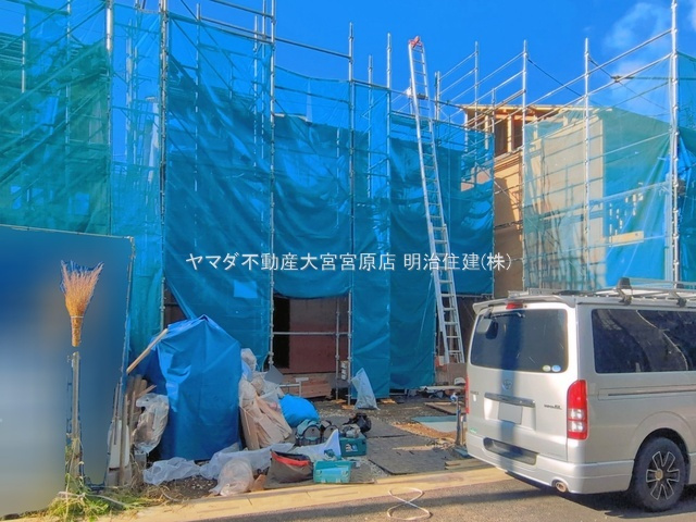 さいたま市見沼区南中野ガーデンパーク3期の前面道路含む現地写真