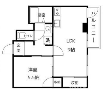 ナンノ第5号館の間取り