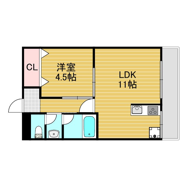 ウインドヒル三国の間取り
