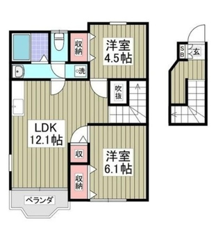 【間取り】 | グリーン・ミヌマ | 間取りです。