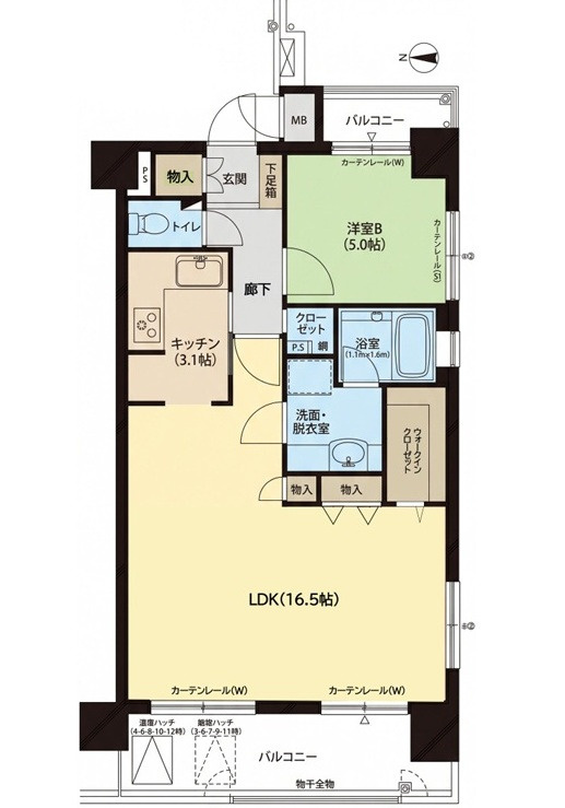 ダイアパレスリバーサイド加古町弐番館の間取り