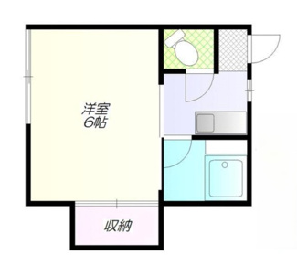 【間取り】 | 霜降コーポ | 間取りです。
