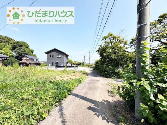 【前面道路含む現地写真】 | つくば市柴崎　売地　91坪 | 前面道路は車通りも少なく静かです！