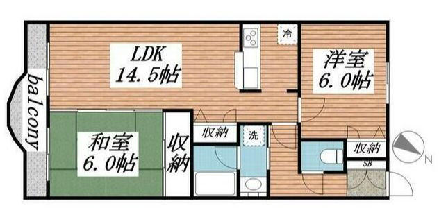 ベルクレールの間取り
