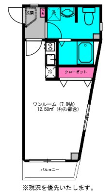 Wise Next 北千住の間取り