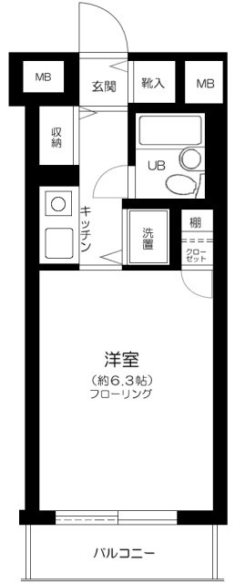 グリーンプラザ東あずまの間取り|間取りです。
