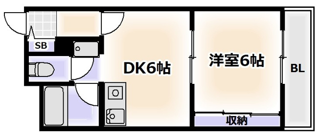 【間取り】 | 難波リーガルハウス