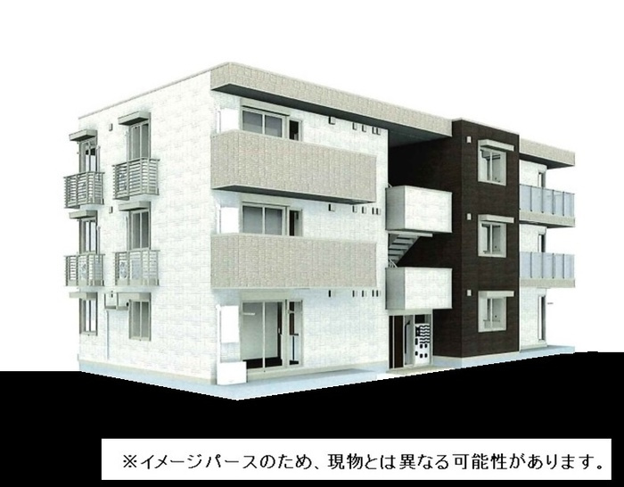 メゾンルル赤川の外観パース
