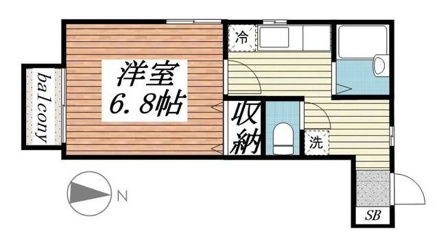 メゾンウエストリバーの間取り