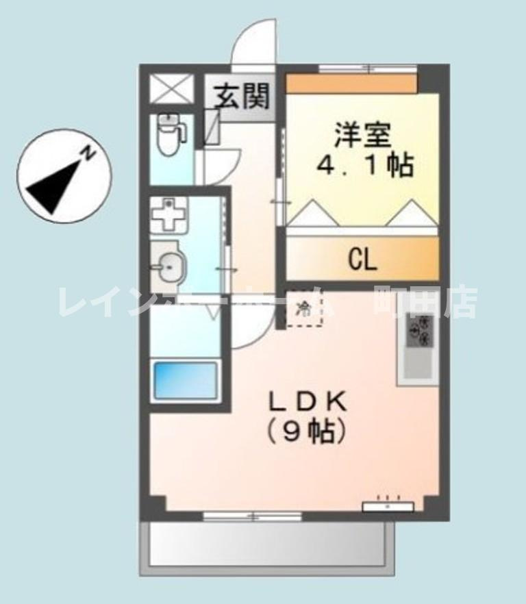 コート・ブリィス長津田※初期費用分割後払いサービス利用可能物件の間取り
