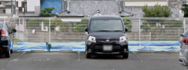 リッツ・ハウスの駐車場