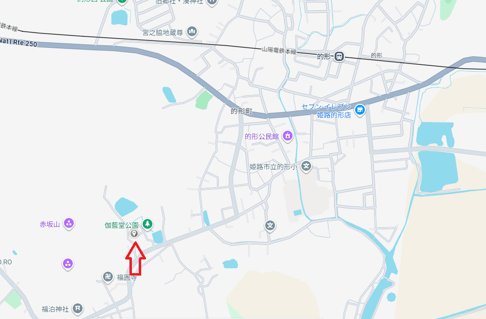 姫路市的形町福泊　中古戸建の地図