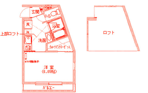 横須賀市安浦町３丁目のアパートの間取り