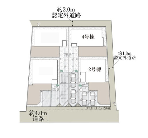 富里市日吉倉第２期の区画図