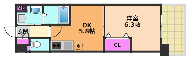 ルマルシェ下穂積の間取り
