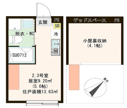 【間取り】 | ハーモニーテラス宇喜田町Ⅱ