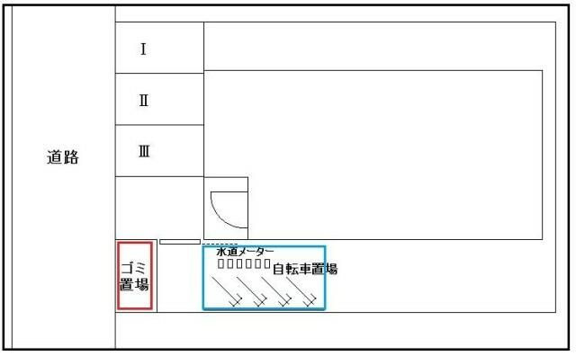 カーサ・ラシーネの区画図