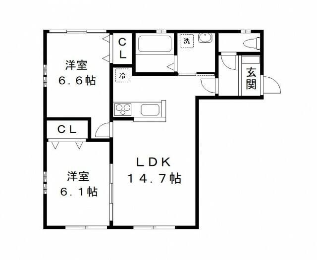 カーサ・ラシーネの間取り