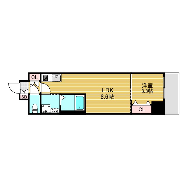 アーバンパーク新大阪の間取り
