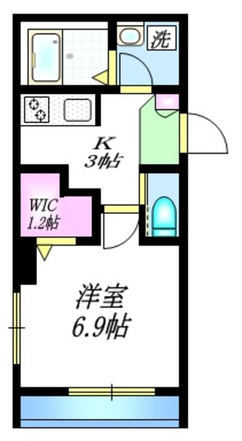 メゾン　ウィンピエールの間取り|★角部屋２面採★光