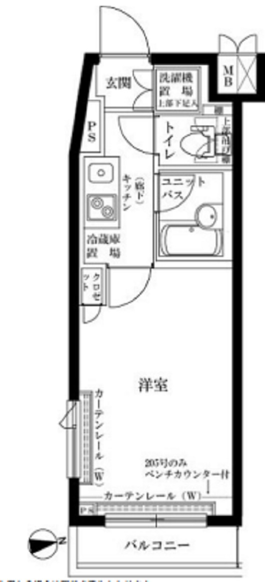 ルーブル大森七番館の間取り|間取り　