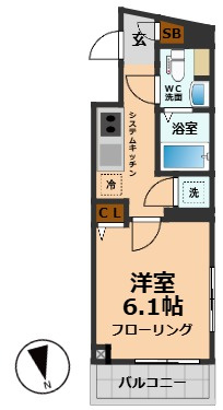 【間取り】 | クレヴィスタ方南町Ⅱ
