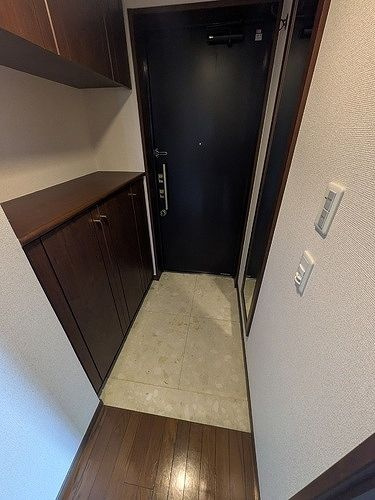 野村ステイツ河原町ガーデンスクエアの玄関