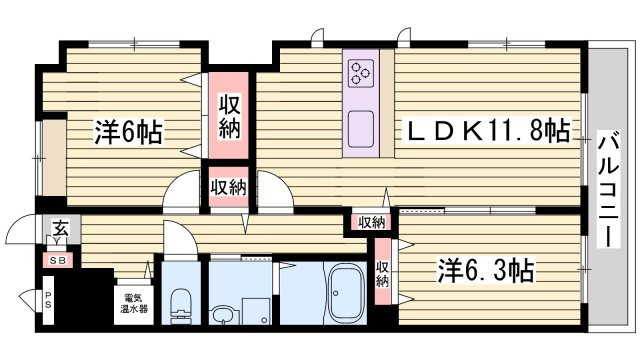 エソールの間取り